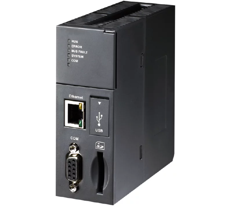 AHCPU500-EN Базовый модуль CPU500, мини USB, 1хRS232/485, Ethernet, MicroSD-карта, 512 I/O, 16К шагов, DM 16K слов