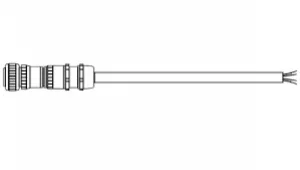 Кабель  2 x 1,5мм - серебристо-серый (RAL 7001) - для силовых цепей, 10м  BCS015S-10.0-BKS1